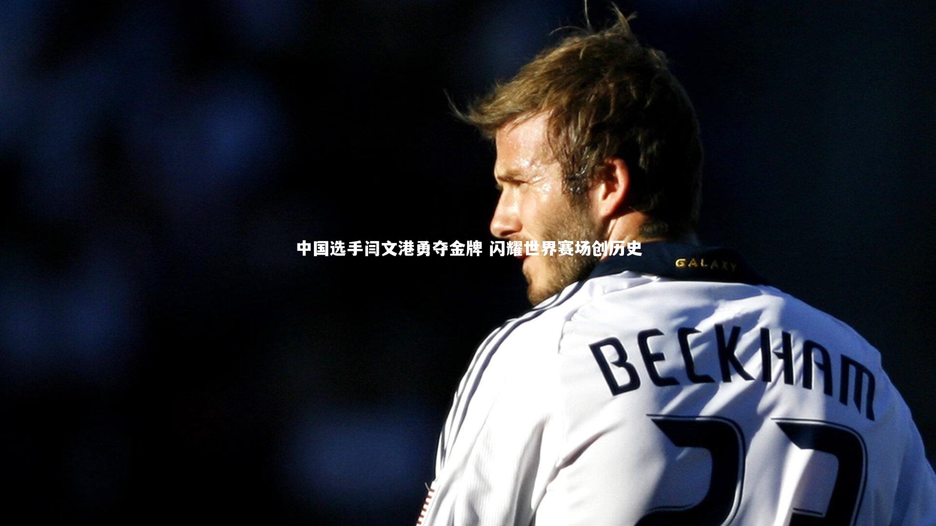 中国选手闫文港勇夺金牌 闪耀世界赛场创历史
